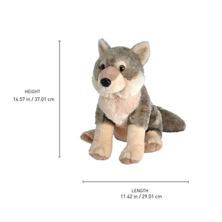 Wild Republic Cuddlekins Wolf Stuffed Animal - 12" Stuffed Animals