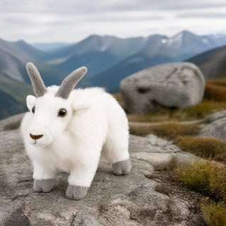 Wild Republic Cuddlekins Mini Mountain Goat Stuffed Animal - 8" Stuffed Animals