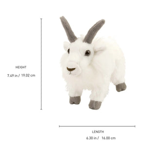 Wild Republic Cuddlekins Mini Mountain Goat Stuffed Animal - 8" Stuffed Animals