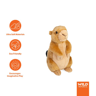 Wild Republic Cuddlekins Mini Prairie Dog Stuffed Animal - 8" Stuffed Animals