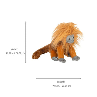 Wild Republic Cuddlekins Golden Lion Tamarin Stuffed Animal - 12" Stuffed Animals