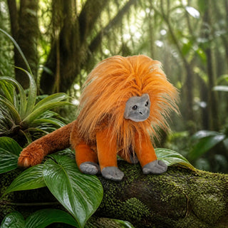 Wild Republic Cuddlekins Golden Lion Tamarin Stuffed Animal - 12" Stuffed Animals
