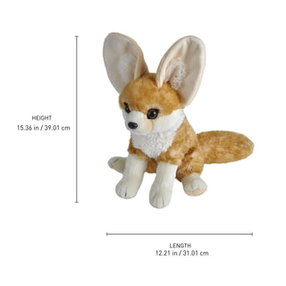 Wild Republic Cuddlekins Fennec Fox Stuffed Animal - 12" Stuffed Animals