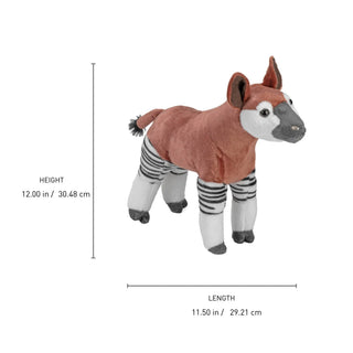 Wild Republic Cuddlekins Okapi Stuffed Animal - 12" Stuffed Animals