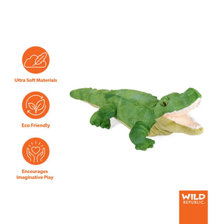 Wild Republic Cuddlekins Alligator Stuffed Animal - 12" Stuffed Animals