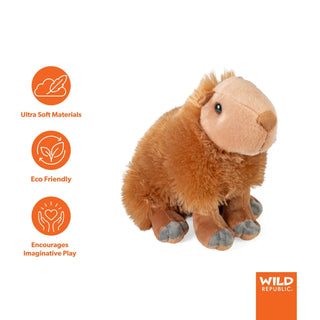 Wild Republic Cuddlekins Capybara Stuffed Animal - 12" Stuffed Animals