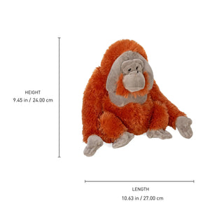Wild Republic Cuddlekins Orangutan Stuffed Animal - 12" Stuffed Animals
