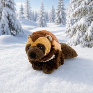 Wild Republic Cuddlekins Wolverine Stuffed Animal - 12" Stuffed Animals
