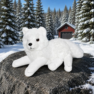 Wild Republic Cuddlekins Mini Arctic Fox Stuffed Animal - 8" Stuffed Animals