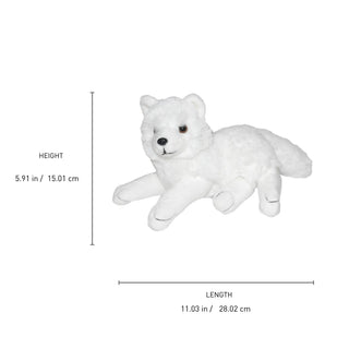 Wild Republic Cuddlekins Mini Arctic Fox Stuffed Animal - 8" Stuffed Animals