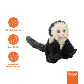 Wild Republic Cuddlekins Mini Capuchin Stuffed Animal - 8" Stuffed Animals
