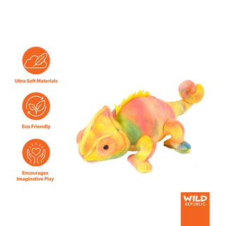 Wild Republic Cuddlekins Mini Chameleon Stuffed Animal - 8" Stuffed Animals
