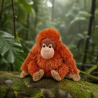 Wild Republic Cuddlekins Mini Orangutan Stuffed Animal - 8" Stuffed Animals