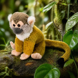 Wild Republic Cuddlekins Mini Squirrel Monkey Stuffed Animal - 8" Stuffed Animals