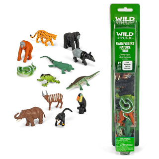 Wild Republic Nature Tube Rainforest Figurines - 13" Games and Action Toys