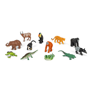 Wild Republic Nature Tube Rainforest Figurines - 13" Games and Action Toys