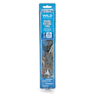 Wild Republic Nature Tube Shark Figurines - 13" Games and Action Toys