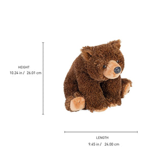 Wild Republic Cuddlekins Grizzly Bear Stuffed Animal - 12" Stuffed Animals