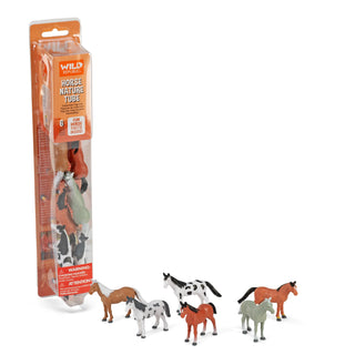 Wild Republic Nature Tube Horse Figurines - 13" Games and Action Toys