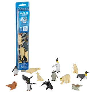 Wild Republic Nature Tube Polar Figurines - 13" Games and Action Toys