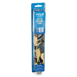 Wild Republic Nature Tube Polar Figurines - 13" Games and Action Toys