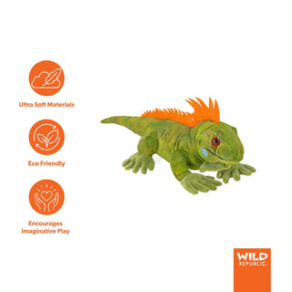 Wild Republic Cuddlekins Iguana Stuffed Animal - 12" Stuffed Animals