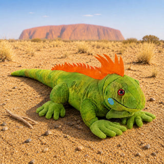 Wild Republic Cuddlekins Iguana Stuffed Animal - 12" Stuffed Animals