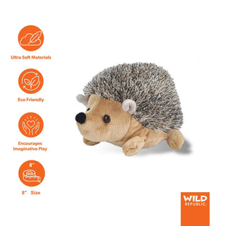 Wild Republic Cuddlekins Mini Hedgehog Stuffed Animal - 8" Stuffed Animals
