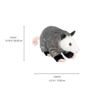 Wild Republic Cuddlekins Opossum Stuffed Animal - 12" Stuffed Animals