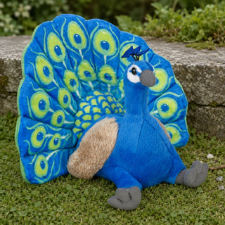 Wild Republic Cuddlekins Peacock Stuffed Animal - 12" Stuffed Animals