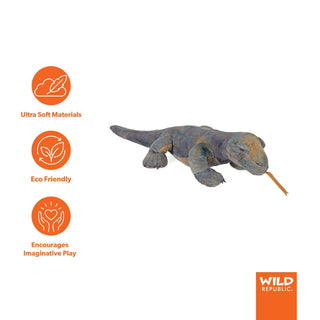 Wild Republic Cuddlekins Komodo Dragon Stuffed Animal - 12" Stuffed Animals