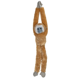 Wild Republic Hanging White Handed Gibbon Stuffed Animal - 20" Stuffed Animals