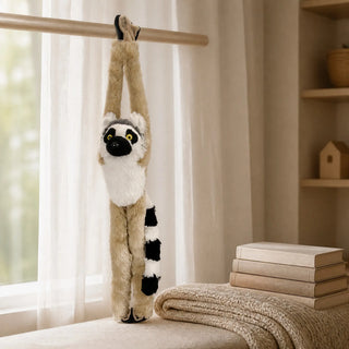 Wild Republic Hanging Monkeys Ring Tailed Lemur Stuffed Animal - 20" Stuffed Animals