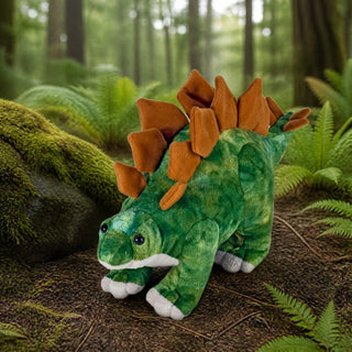 Wild Republic Dinosauria Stegosaurus Stuffed Animal - 10" Stuffed Animals