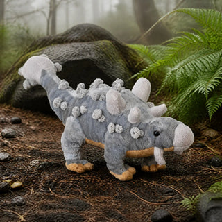 Wild Republic Dinosauria Ankylosaurus Stuffed Animal - 10" Stuffed Animals