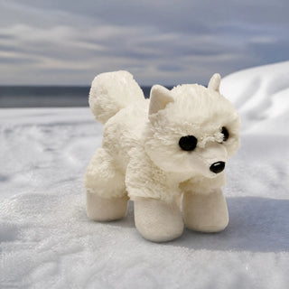 Wild Republic Hug'ems Arctic Fox Stuffed Animal - 7" Stuffed Animals