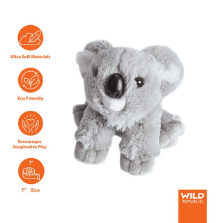 Wild Republic Hug'ems Koala Stuffed Animal - 7" Stuffed Animals