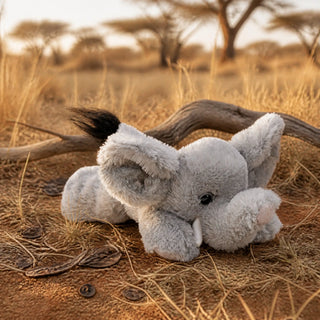 Wild Republic Hug'ems African Elephant Stuffed Animal - 7" Stuffed Animals