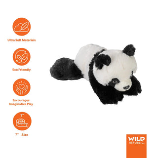 Wild Republic Hug'ems Panda Stuffed Animal - 7" Stuffed Animals