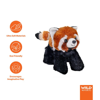 Wild Republic Hug'ems Red Panda Stuffed Animal - 7" Stuffed Animals