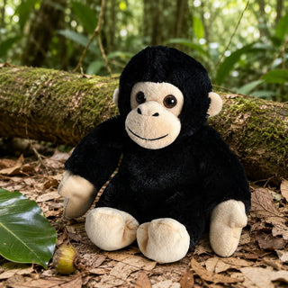 Wild Republic Hug'ems Baby Chimpanzee Stuffed Animal - 7" Stuffed Animals
