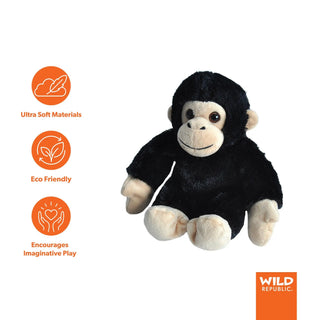 Wild Republic Hug'ems Baby Chimpanzee Stuffed Animal - 7" Stuffed Animals