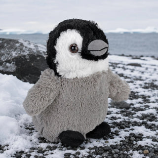 Wild Republic Hug'ems Emperor Penguin Chick Stuffed Animal - 7" Stuffed Animals