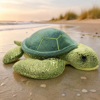 Wild Republic Hug'ems Green Sea Turtle Stuffed Animal - 7" Stuffed Animals