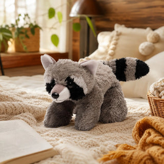 Wild Republic Hug'ems Raccoon Stuffed Animal - 7" Stuffed Animals