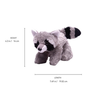 Wild Republic Hug'ems Raccoon Stuffed Animal - 7" Stuffed Animals