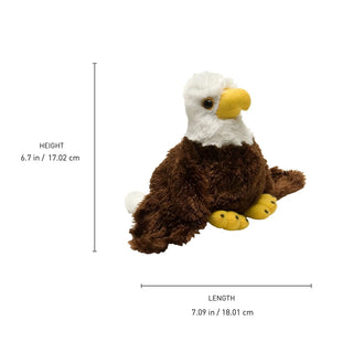 Wild Republic Hug'ems Eaglet Stuffed Animal - 7" Stuffed Animals