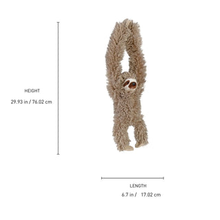 Wild Republic Hanging Monkeys Three Toed Sloth Stuffed Animal - 20" Stuffed Animals