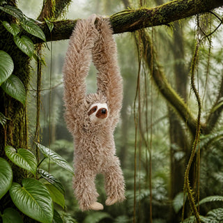Wild Republic Hanging Monkeys Three Toed Sloth Stuffed Animal - 20" Stuffed Animals