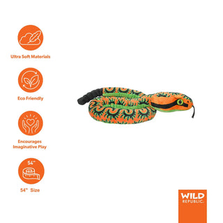 Wild Republic Snakesss Centipede Stuffed Animal - 54" Stuffed Animals